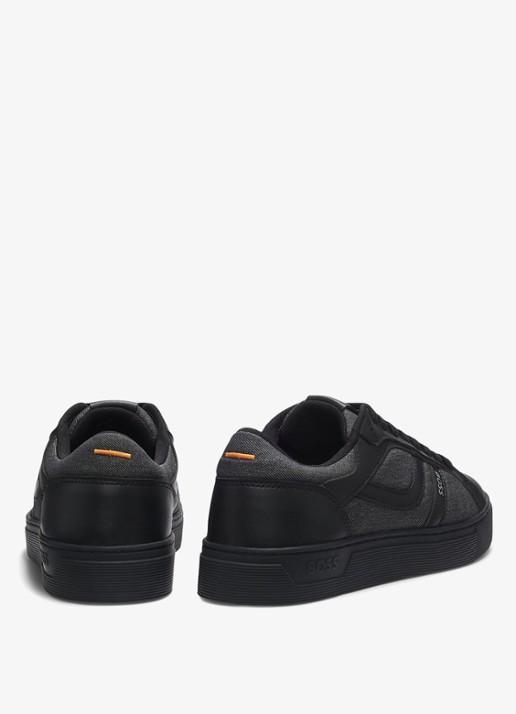 BOSS Sneaker met logo - detail 4 zwart