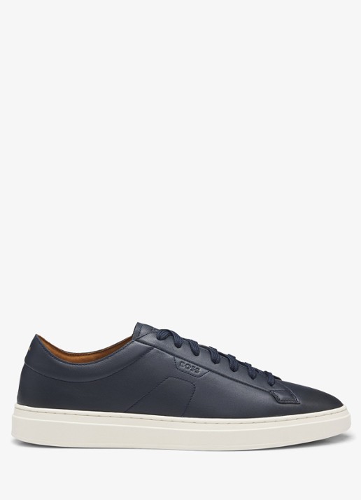 BOSS Sneaker van leer met logo