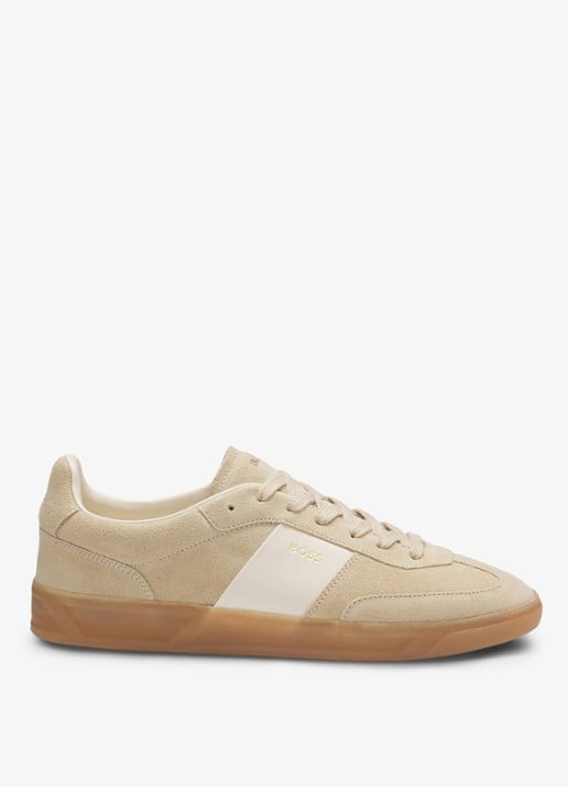 BOSS Sneakers van suède