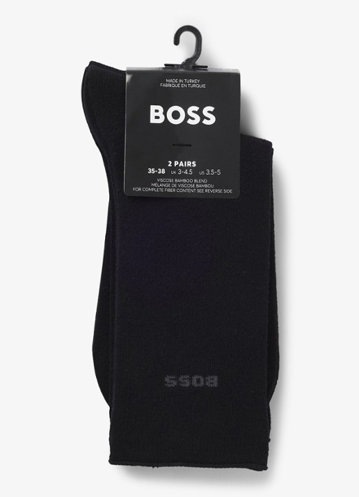 BOSS Sokken in 2-pack - achterkant 2 zwart