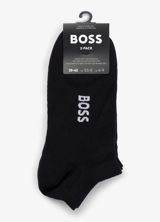 BOSS Sokken met logo in 2-pack - detail 2 zwart