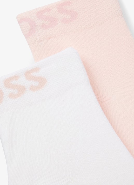 BOSS Sokken met logo in 2-pack - detail 3 light/pastel pink-681 / roze
