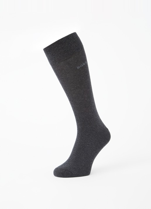 BOSS Sokken met logo in 3-pack - detail 3 antraciet