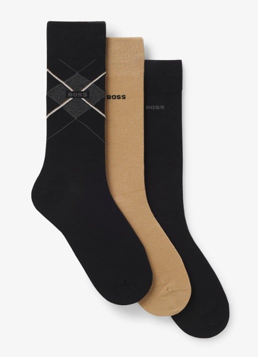BOSS Sokken met logo in 3-pack