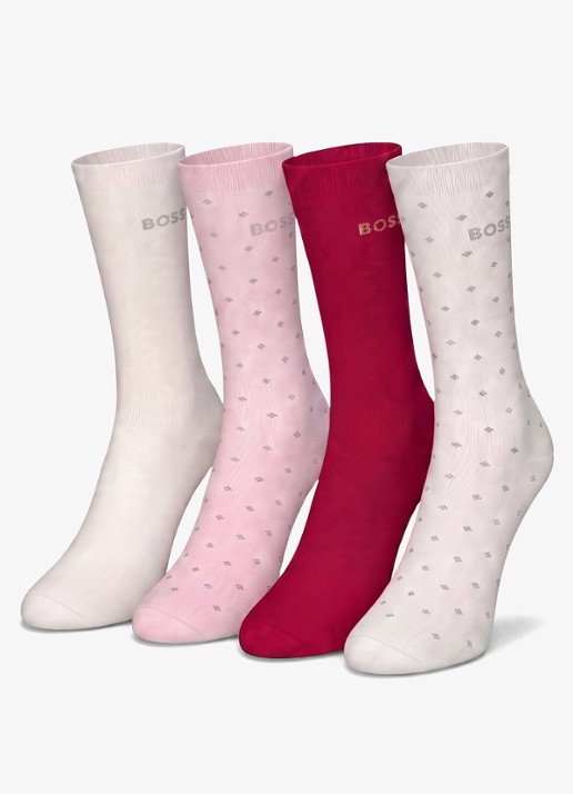 BOSS Sokken met logo in 4-pack