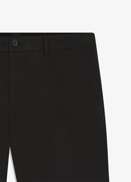 BOSS Straight fit korte broek met steekzakken - detail 6 zwart