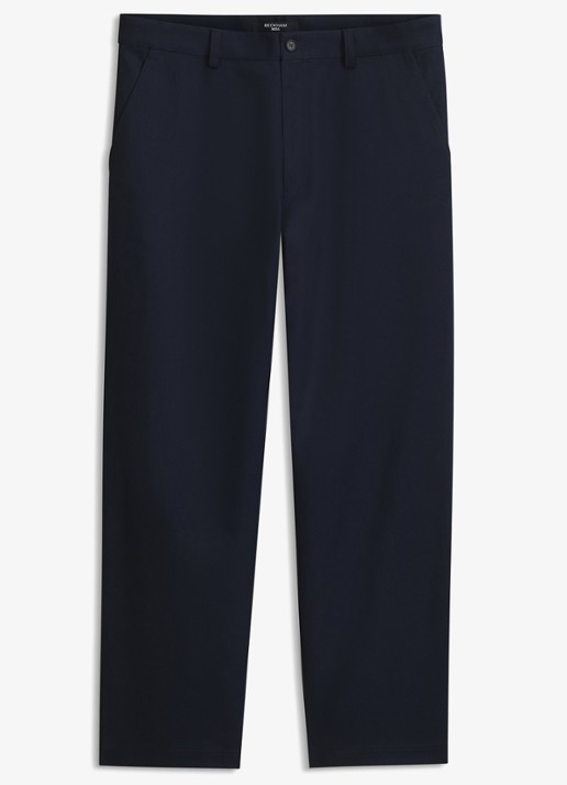 BOSS Straight fit pantalon met steekzakken