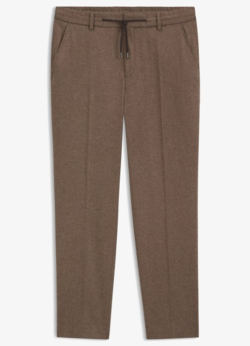 BOSS Straight fit pantalon met steekzakken