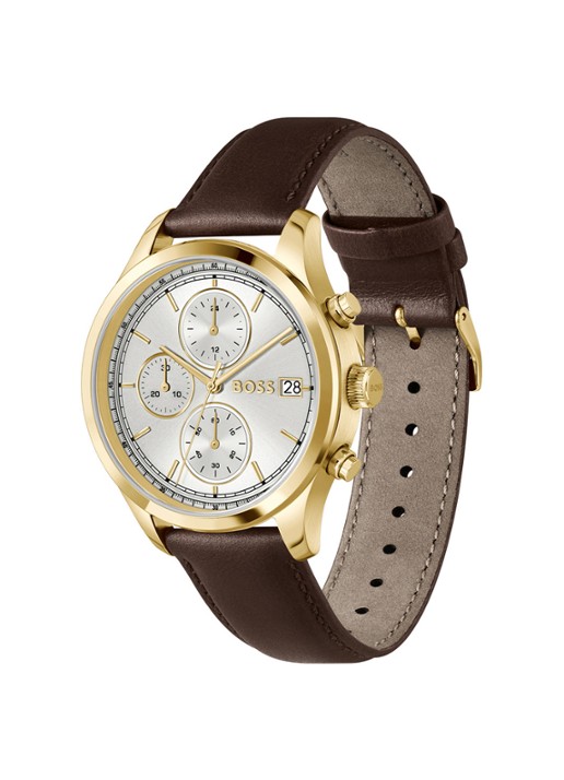 BOSS Stratus horloge HB1514327 - detail goud