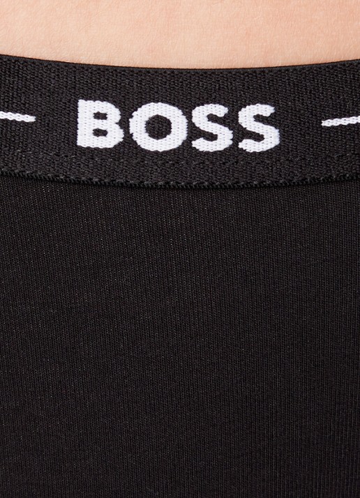 BOSS String met logo in 3-pack - detail 3 zwart