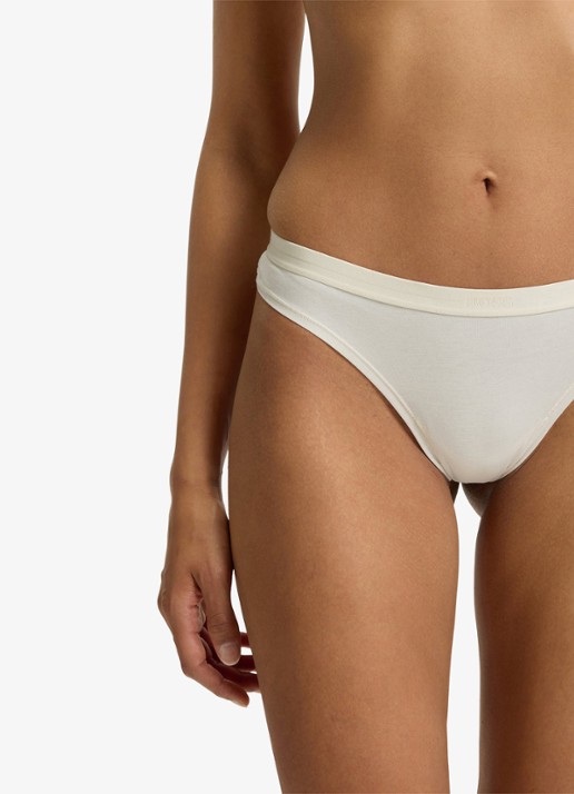BOSS String met logo in 3-pack - detail 2 creme