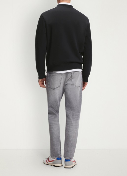 BOSS Sweater met logo - achterkant 3 zwart