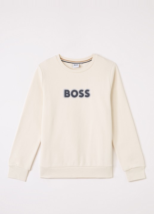 BOSS Sweater met logoprint