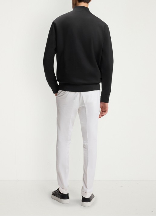 BOSS Sweatvest met logo - achterkant 5 zwart