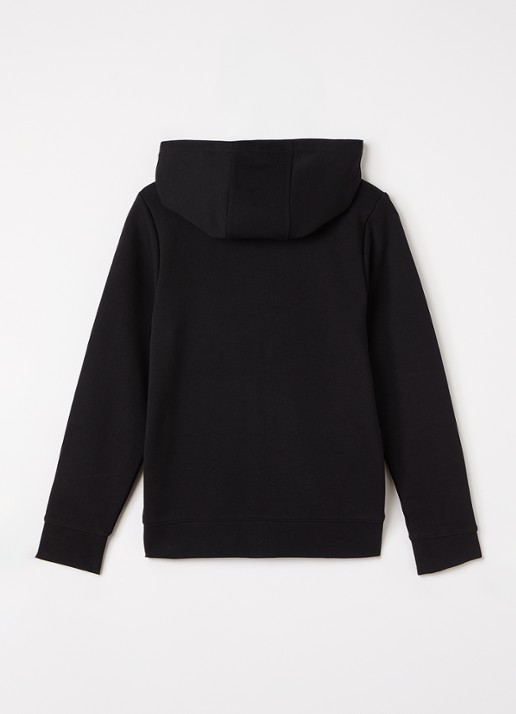 BOSS Sweatvest met logoprint - achterkant 3 zwart