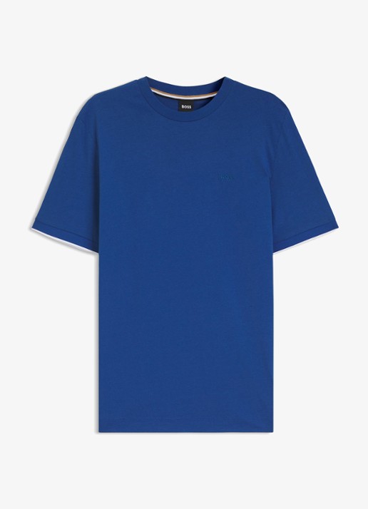 BOSS T-shirt met logoborduring