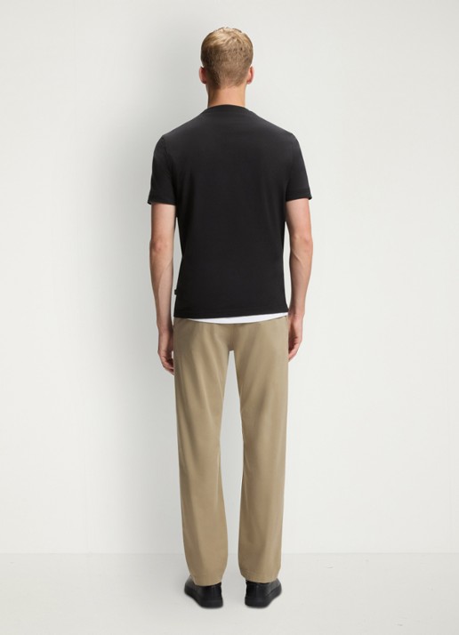 BOSS T-shirt met logoprint - achterkant 3 zwart