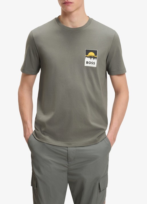 BOSS T-shirt met logoprint