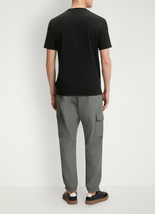 BOSS T-shirt met print - achterkant 3 diepzwart