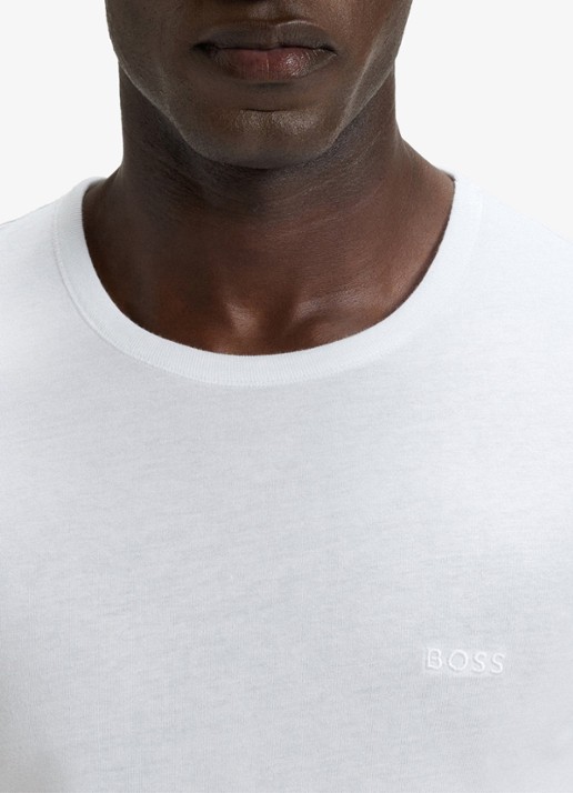 BOSS T-shirt met ronde hals in 3-pack - detail 4 wit