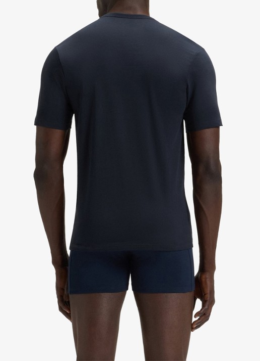 BOSS T-shirt met ronde hals in 3-pack - achterkant antraciet