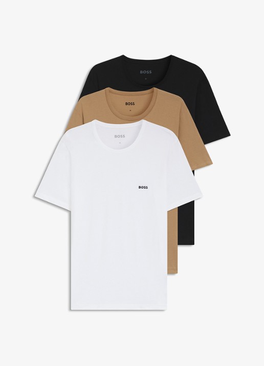 BOSS T-shirt met ronde hals in 3-pack