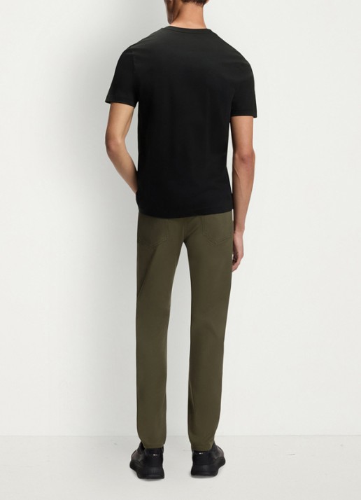 BOSS T-shirt met ronde hals - achterkant zwart