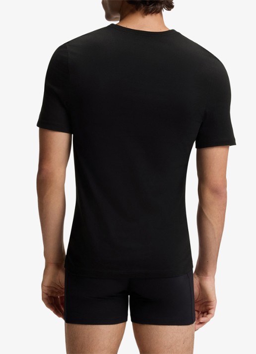 BOSS T-shirt met V-hals in 3-pack - achterkant 4 grijsmele