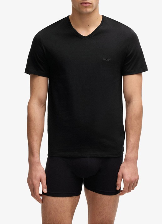 BOSS T-shirt met V-hals in 3-pack