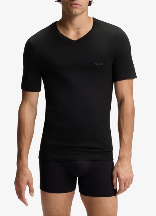BOSS T-shirt met V-hals in 3-pack