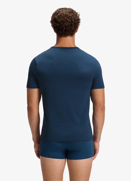BOSS T-shirt van katoen in 3-pack - achterkant 5 zwart