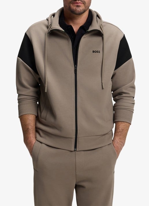 BOSS Tapered fit joggingbroek met logo