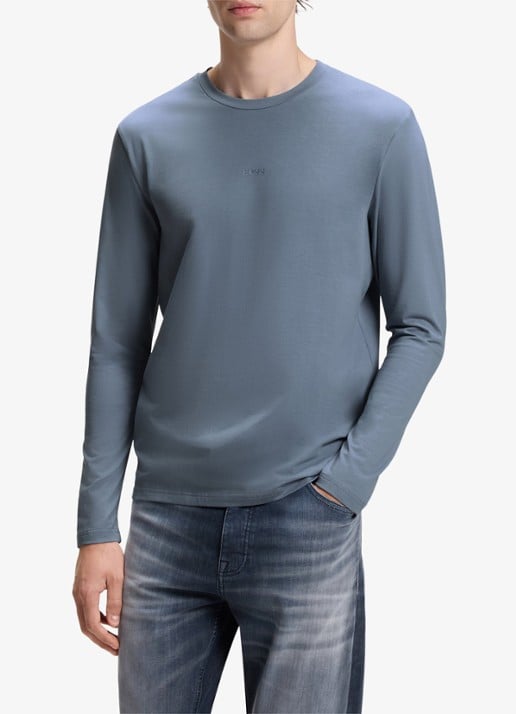BOSS Tchark longsleeve met logoprint