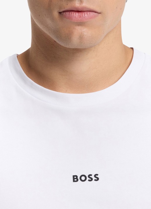 BOSS TChup T-shirt met logo - detail 6 white-100 / wit