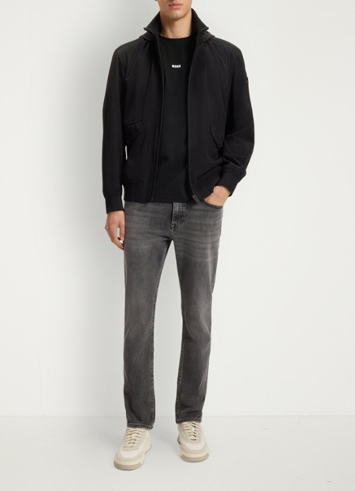 BOSS TChup T-shirt met logo - voorkant 2 black-001 / zwart