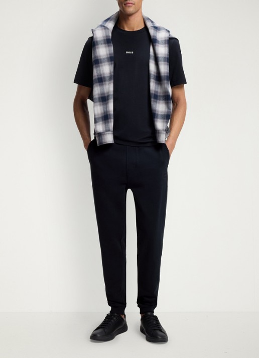 BOSS TChup T-shirt met logo - voorkant 2 dark blue-404 / blauw