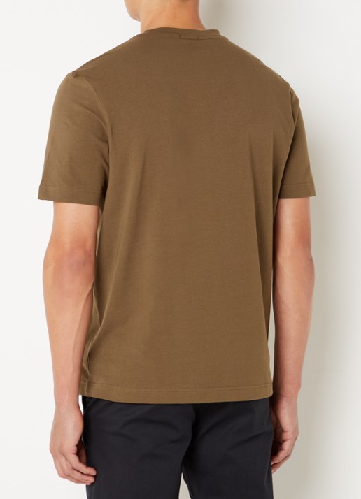 BOSS TChup T-shirt met logo - achterkant open green-368 / groen
