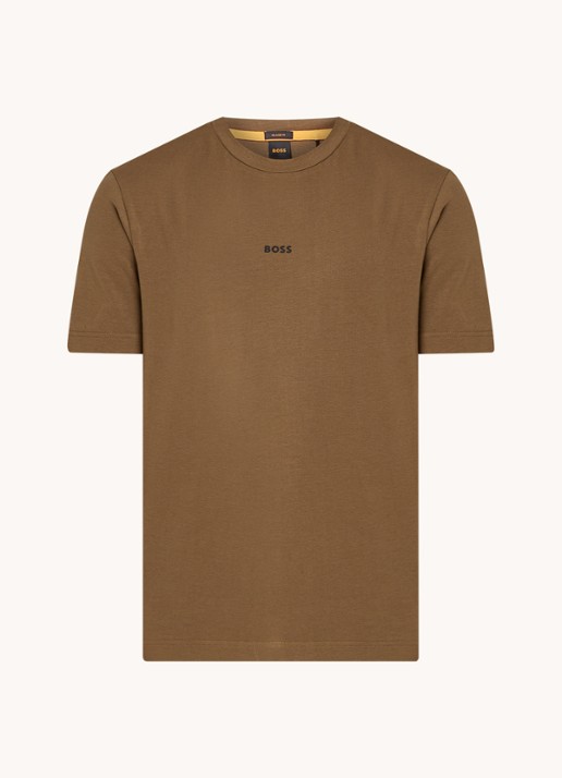 BOSS TChup T-shirt met logo - voorkant 2 open green-368 / groen