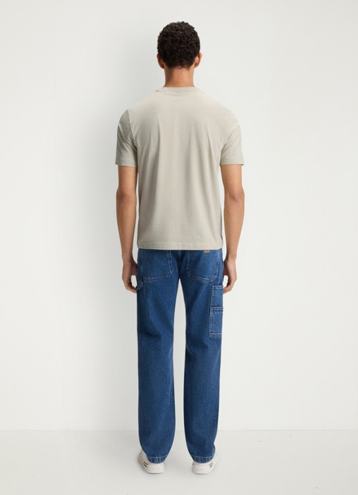 BOSS TChup T-shirt met logo - achterkant light beige-271 / beige