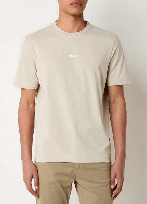 BOSS TChup T-shirt met logo - detail 8 light beige-271 / beige