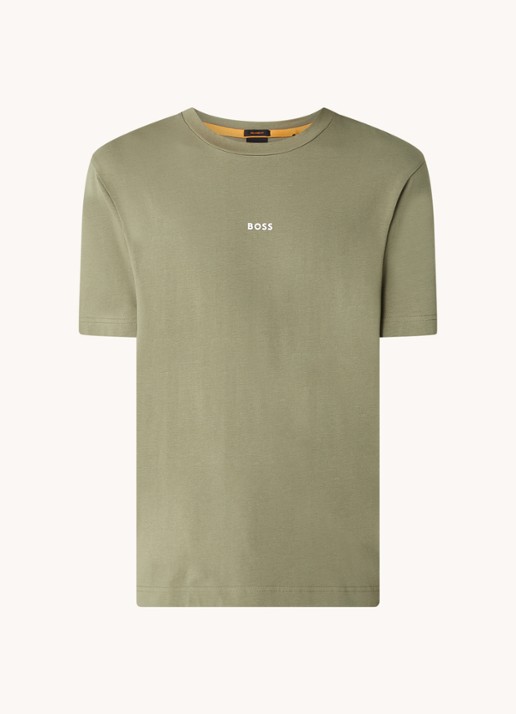 BOSS TChup T-shirt met logo - voorkant open green-349 / groen