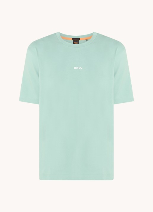 BOSS TChup T-shirt met logo - voorkant light/pastel green-339 / groen