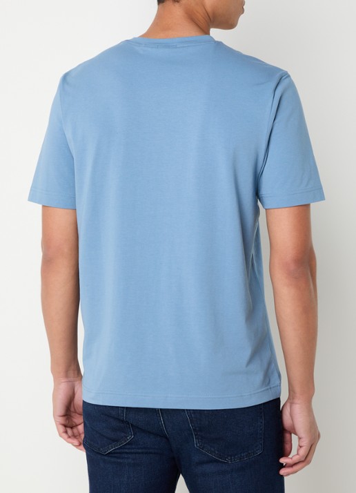 BOSS TChup T-shirt met logo - achterkant 4 light/pastel blue-459 / blauw
