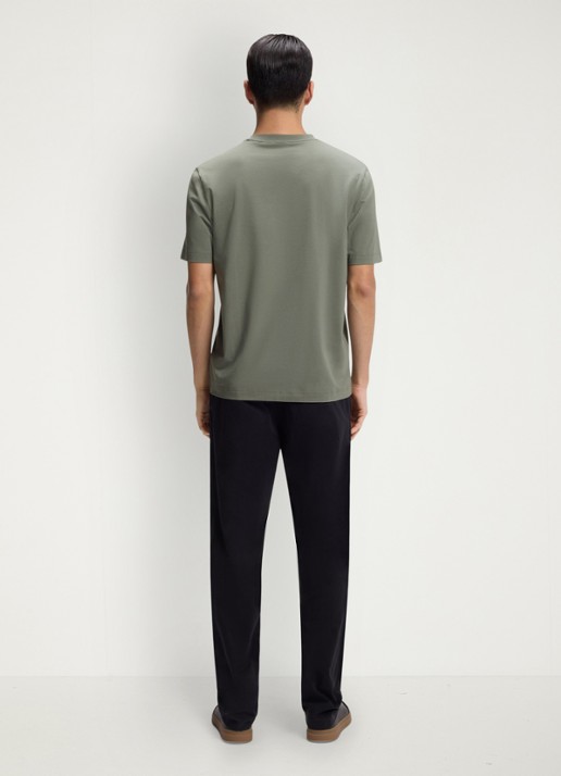 BOSS TChup T-shirt met logo - achterkant 3 open grey-077 / grijs