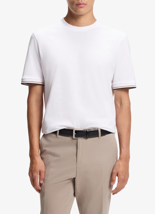 BOSS Thompson T-shirt met stretch