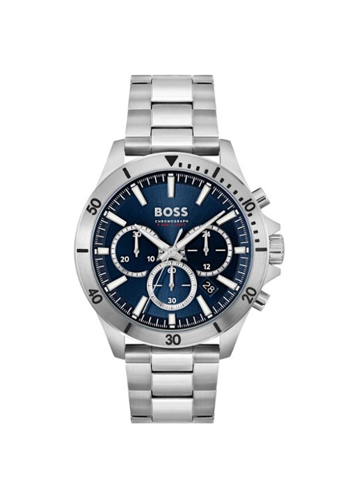 BOSS Troper horloge HB1514069  - voorkant zilver