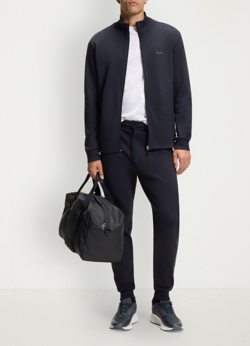 BOSS TTNM sneaker met logo - detail 5 donkerblauw