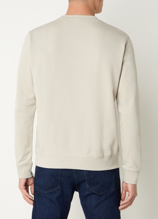 BOSS Westart sweater met logo - achterkant 4 light beige-271 / beige