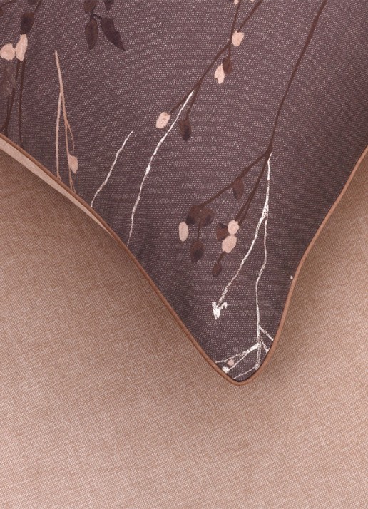 BOSS Wild Millet kussensloop 120TC - detail 2 bruin