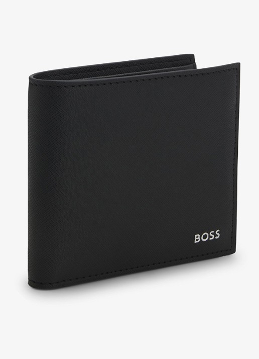 BOSS Zair portemonnee met logo - detail 4 zwart